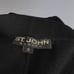 St.John Basics Santana Knit Pleated Pull On Shorts Culottes Size 16 Black