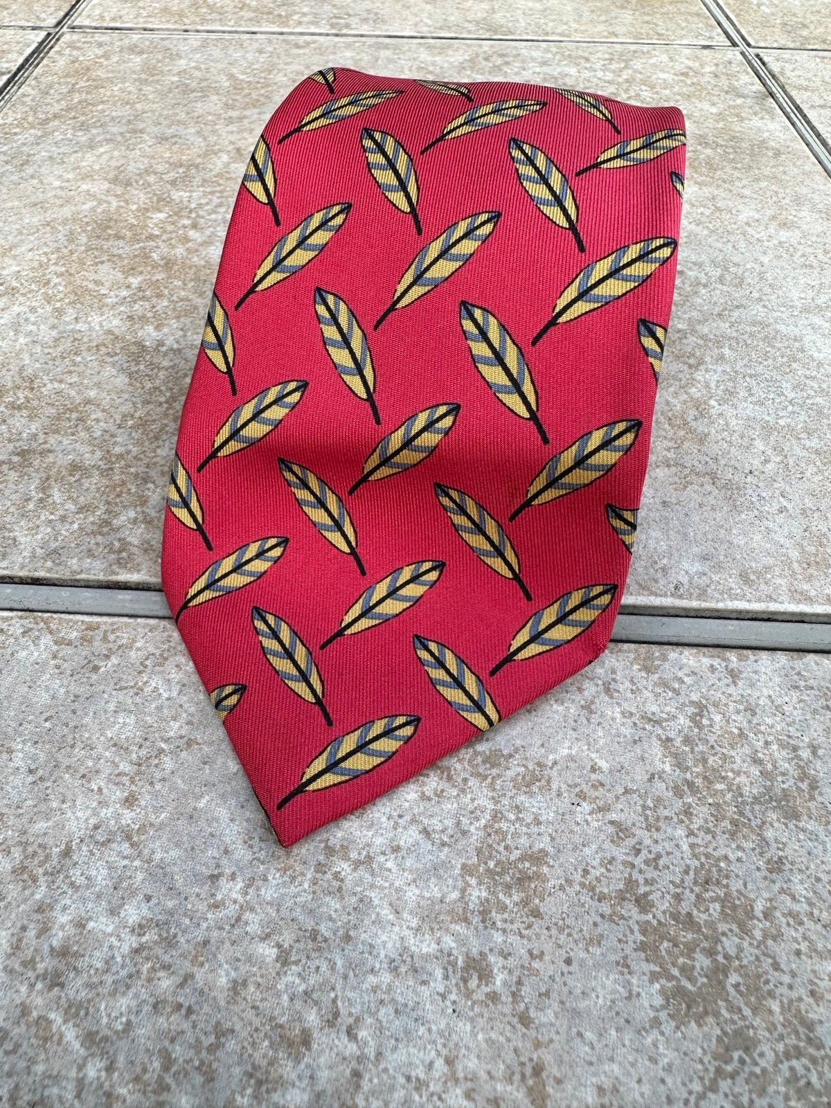 Hermes silk tie