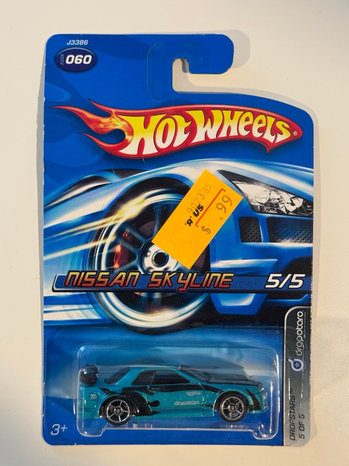 2006 Hot Wheels Teal Nissan Skyline Dropstars 5/5 RARE