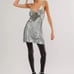 Free People X Jen's Pirate Booty Silver Linings Mini Dress Size XS