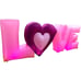 9 FT Inflatable Long Love Letters with LED Lights