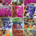 Lot dried flowers