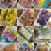 Lot dried flowers