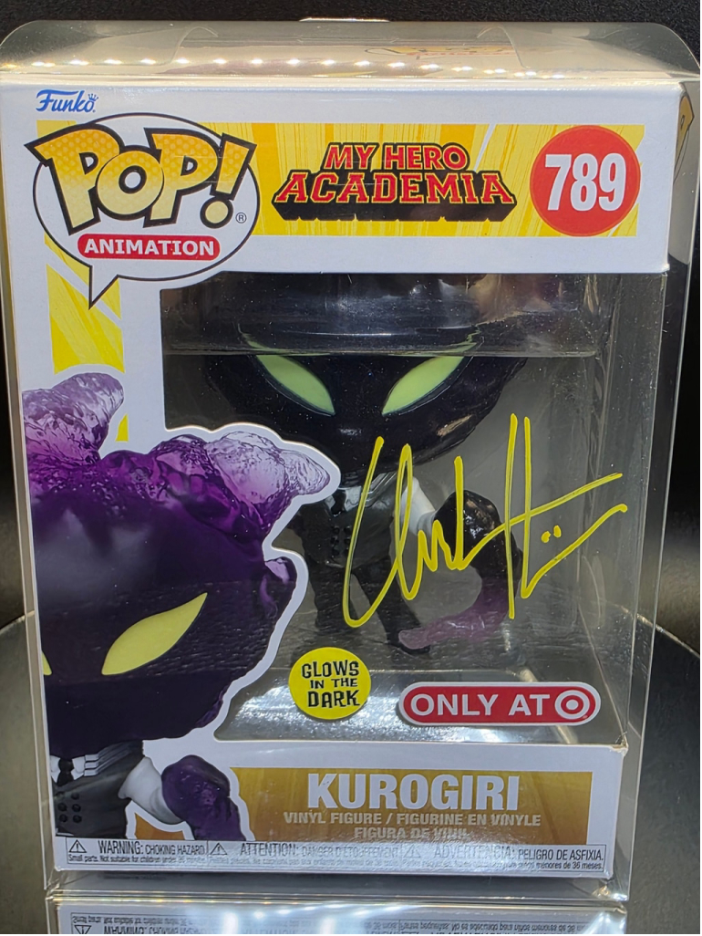 Kurogiri MHA #789 Autographed/Signed by Chuck Huber Glows in the Dark, Target Exclusive