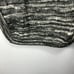 John Mark Black & White Marled Poncho Style Cowl Neck Tunic Sweater Medium