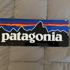 Vintage Patagonia Advertisement Sign
