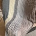 Handmade chunky neutral blanket