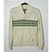 Helly Hansen Sweater Size Small Ivory Green Fair Isle Wool Knit