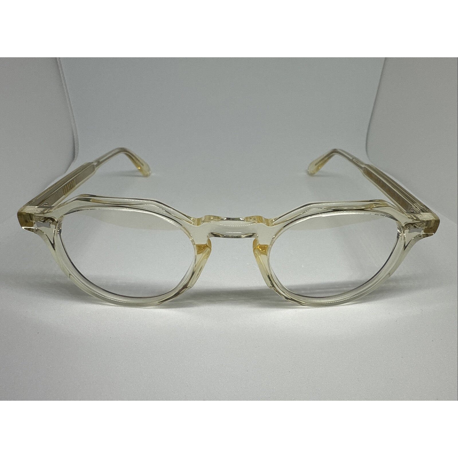Cubitts Cartright Clear Beige Frame 46mm Eyeglasses