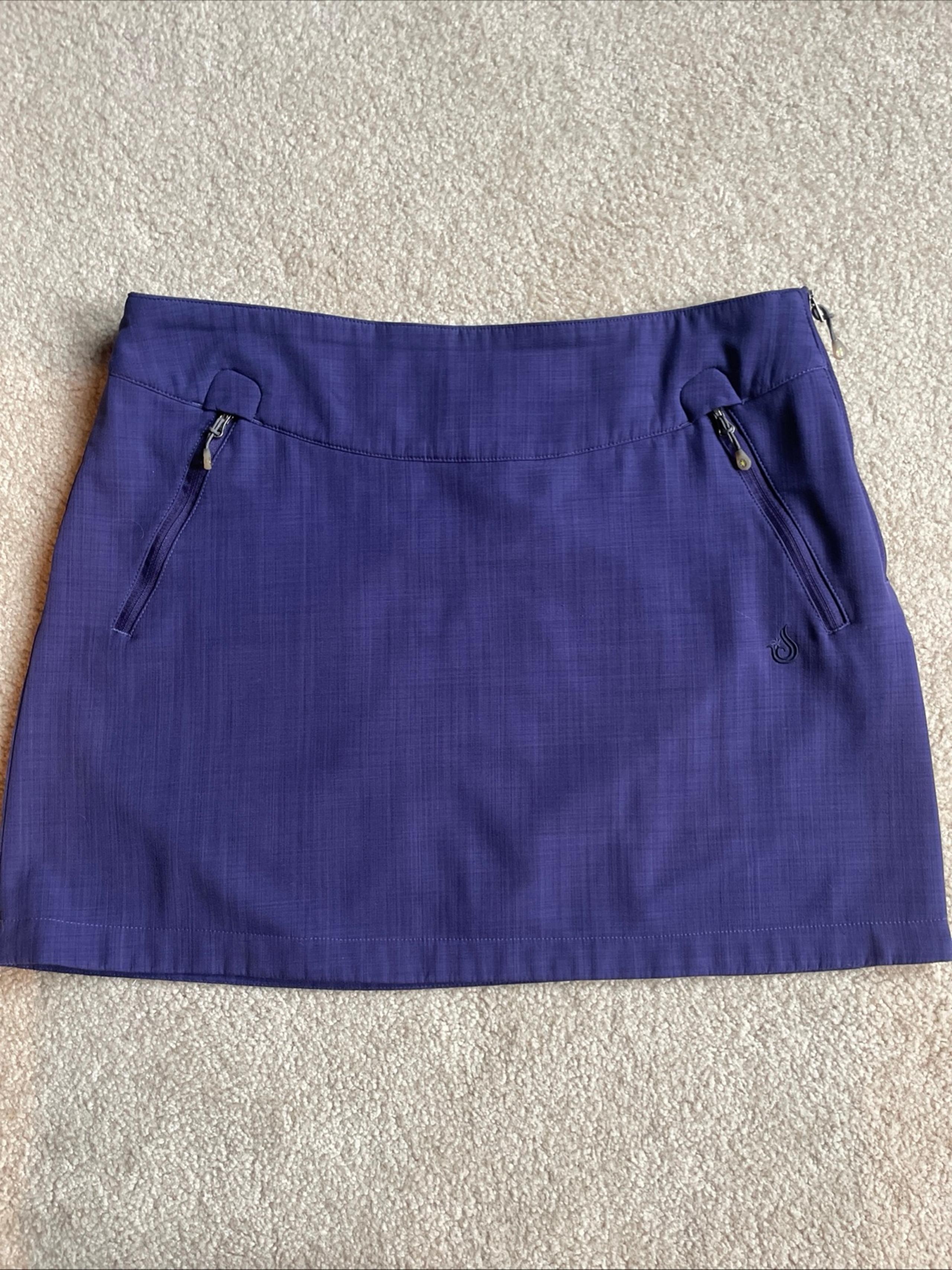 Isis Lindsay skirt 6 purple fleece water resistant winter ski hike