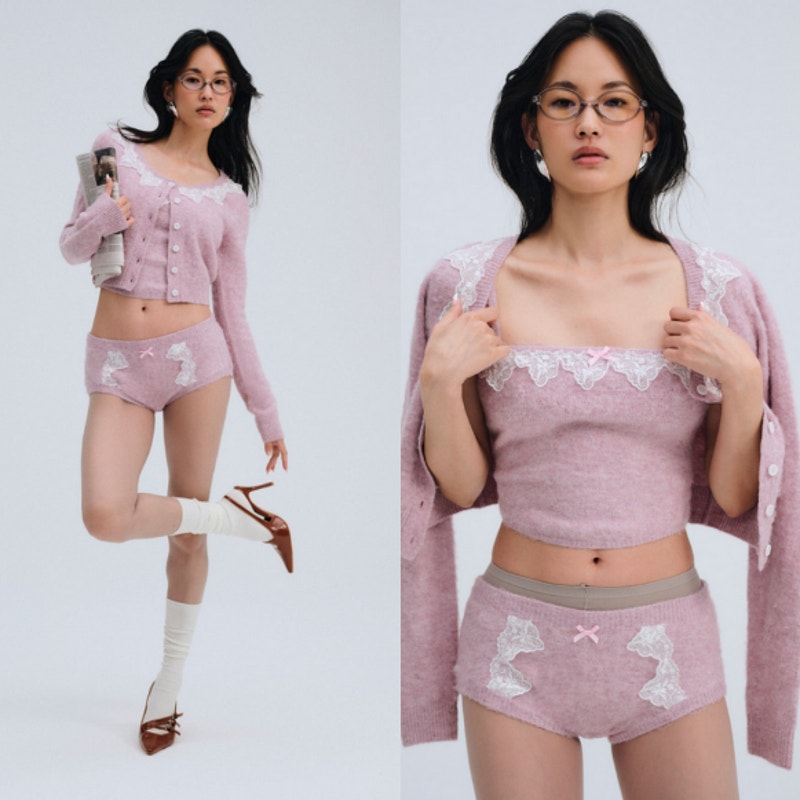 For Love & Lemon NEW Arinah Pink Tank Small Fun Romantic Feminine Fairy Cottage