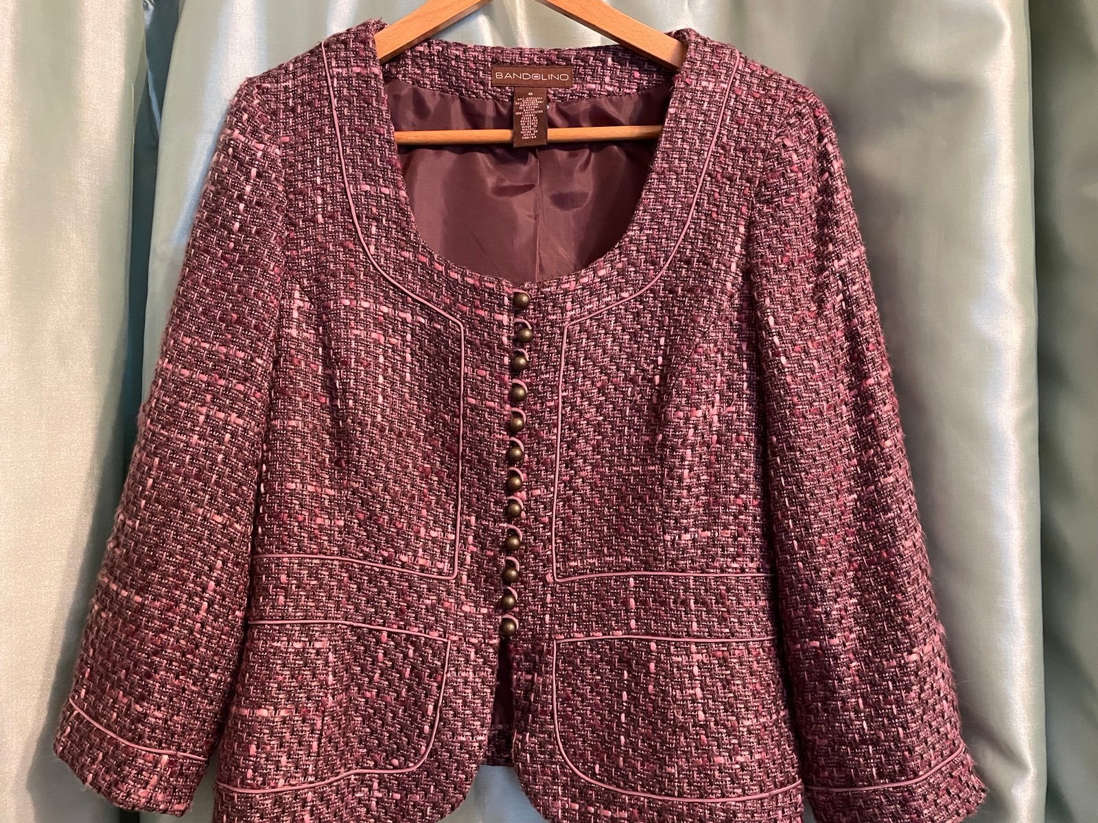 Bandolino Skirt Suit Purple