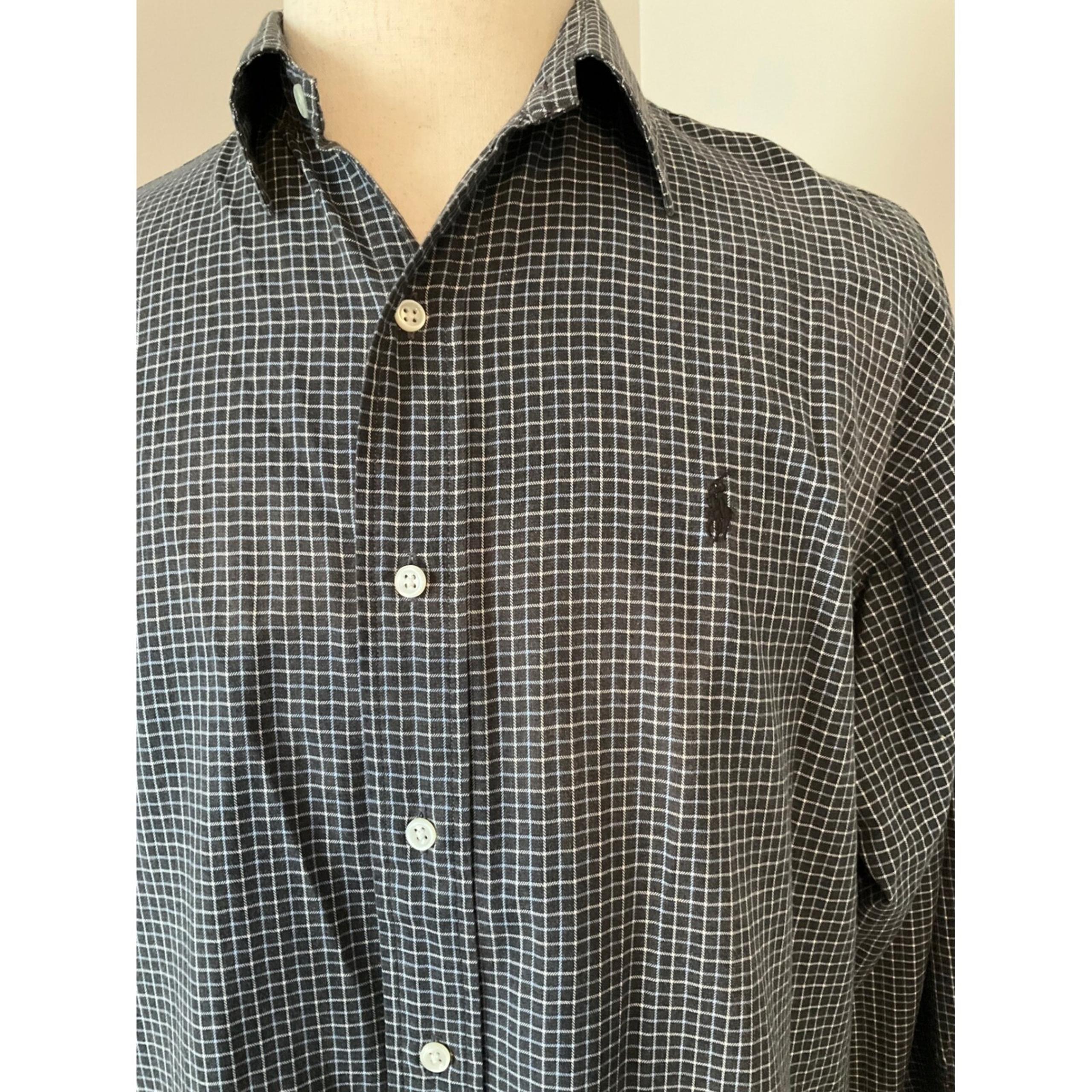 Polo Ralph Lauren Sport Button Down Plaid Check Dress Shirt L