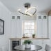 Chrome Modern LED Ceiling Light Flush Mount Ceiling Lamp