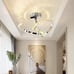 Chrome Modern LED Ceiling Light Flush Mount Ceiling Lamp
