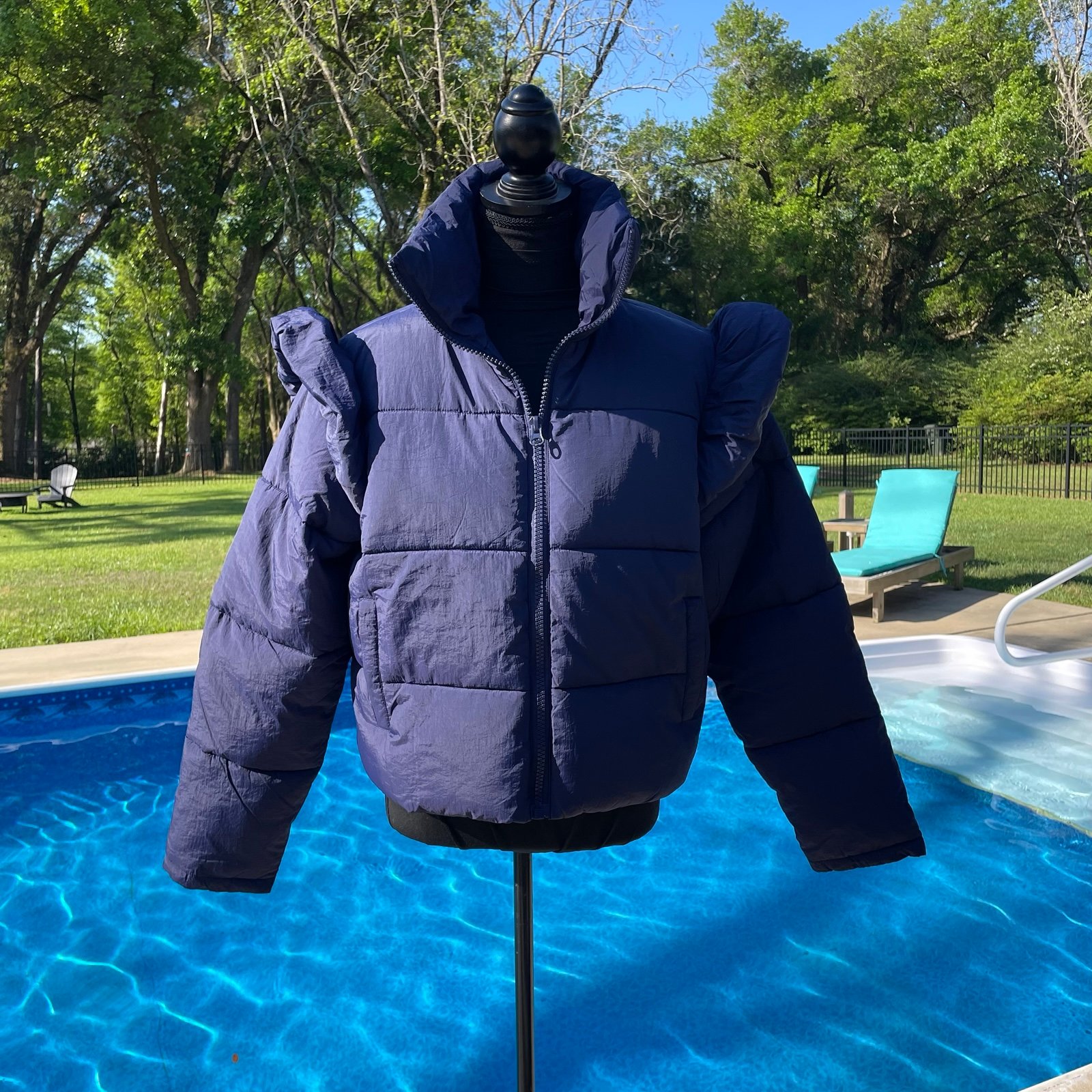 Simply Southern Puffer Jacket Size M/L NWT