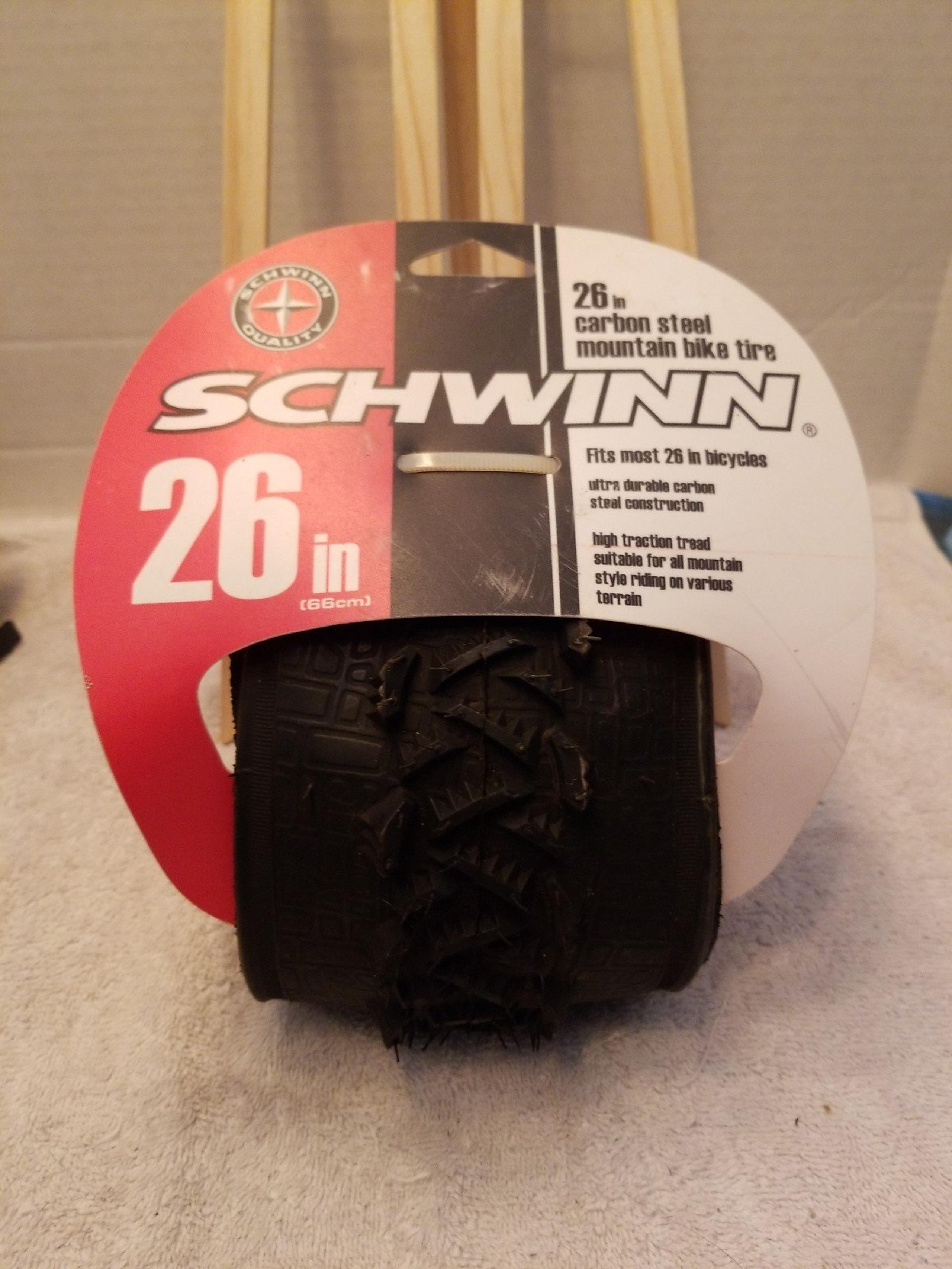 Schwinn 26" Carbon Steel Mountain Bike Tire