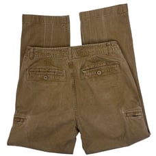 Casuals Roundtree & Yorke pants men’s 34x32 casual khaki/cargo, Side zip pockets