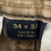 Casuals Roundtree & Yorke pants men’s 34x32 casual khaki/cargo, Side zip pockets