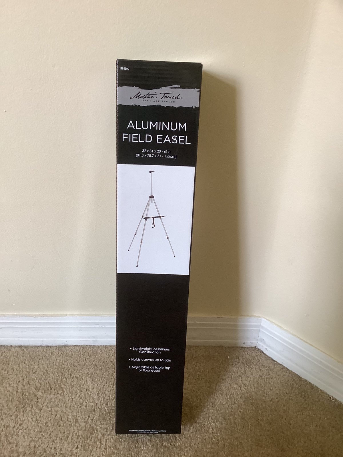 Aluminum field easel