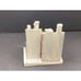 European Style Stone Miniature Cottage Hand Signed