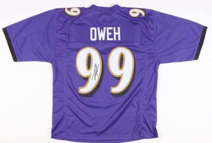 Jayson Odafe Oweh Autographed Signed Collectible Football Jersey