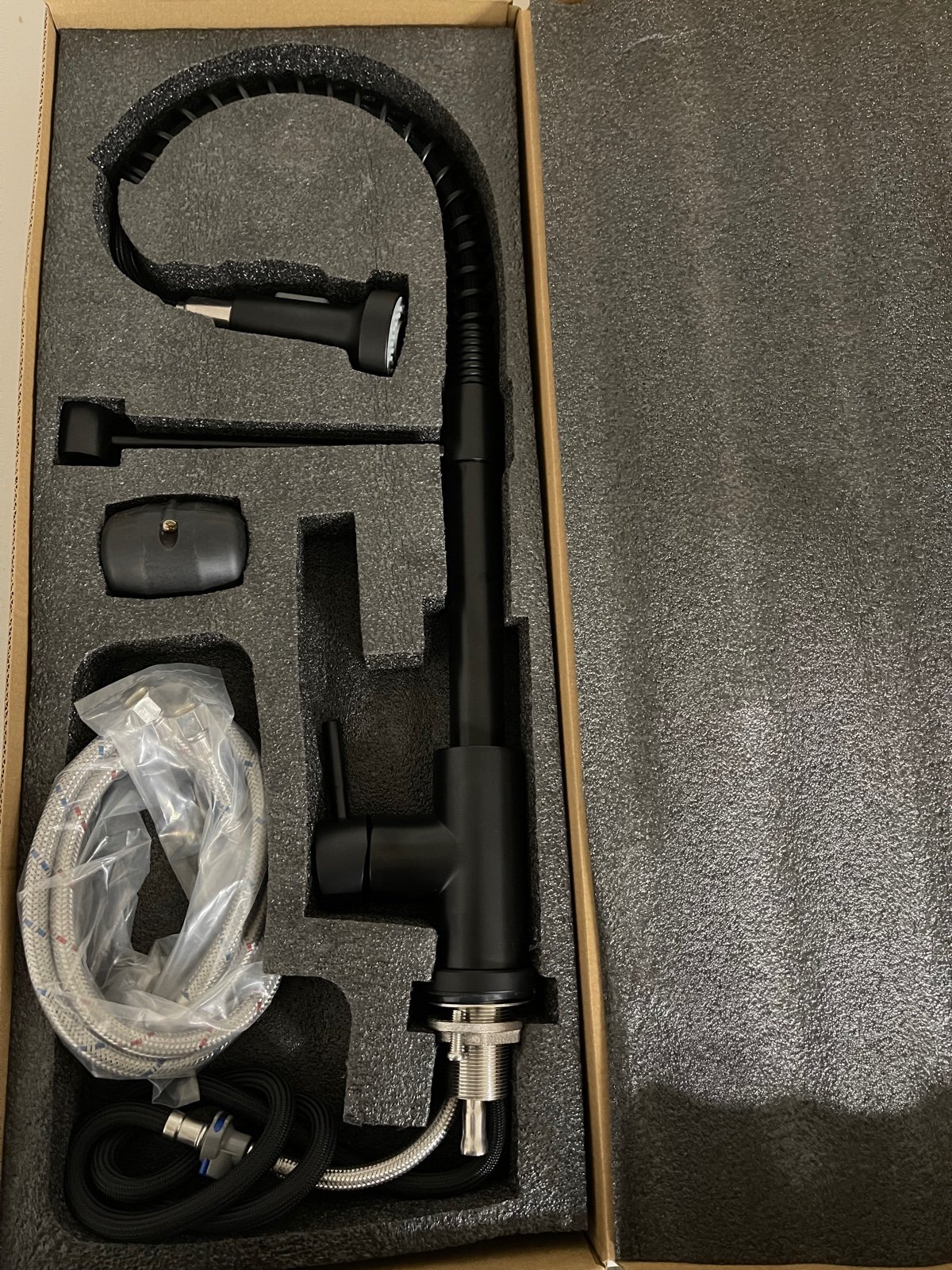 Kitchen faucet with 2 bathroom faucets