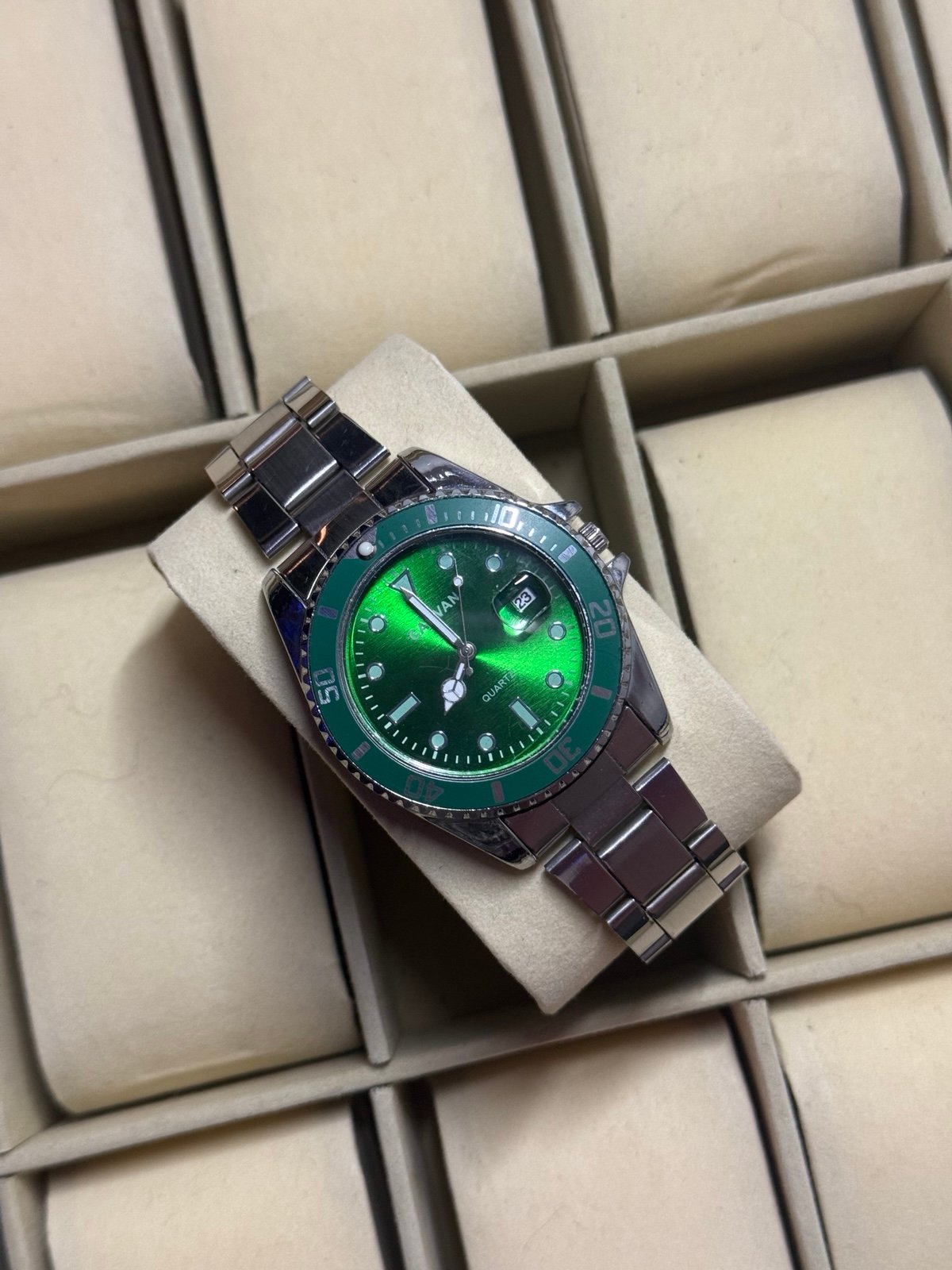 Luxury Green Watch