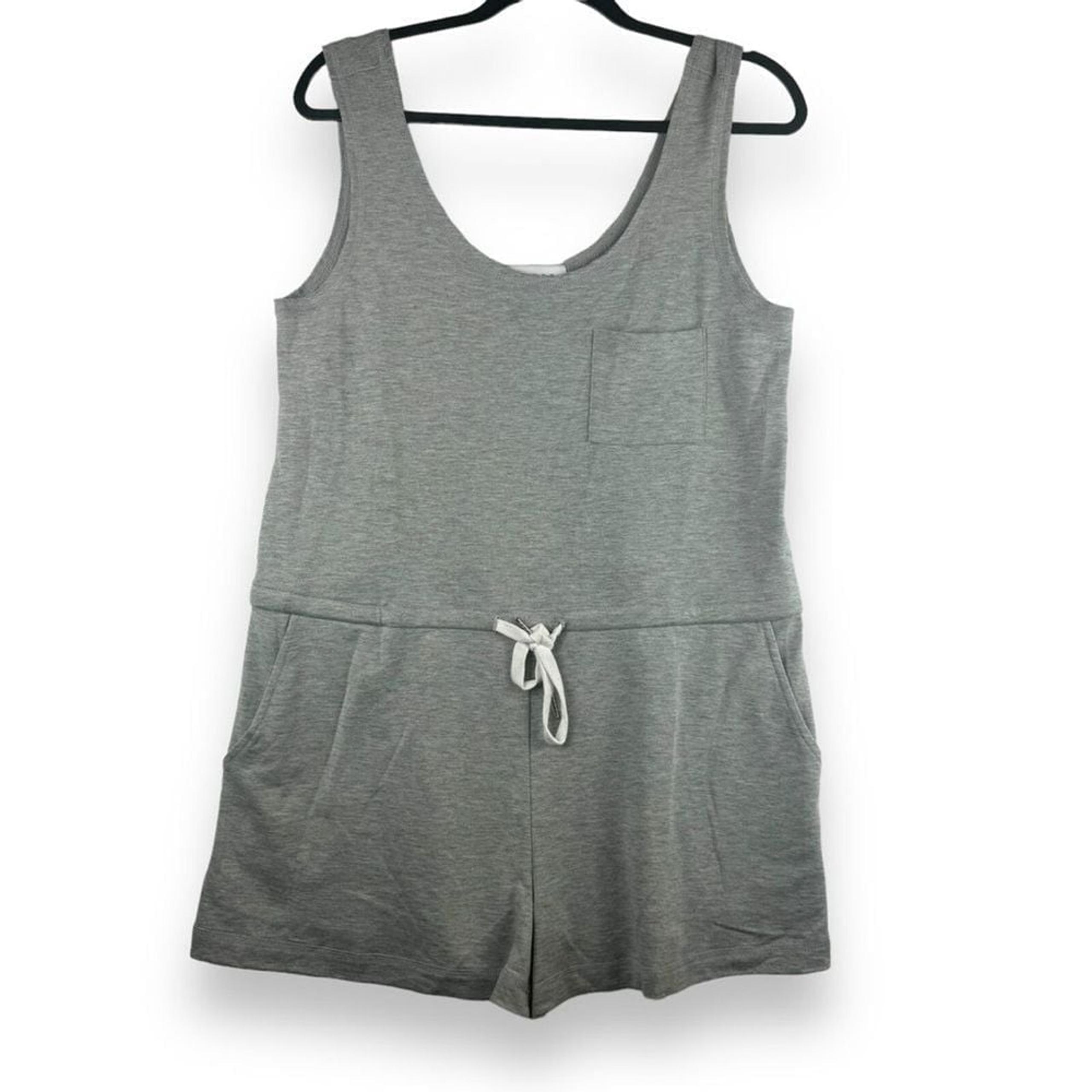 Gilli Jumpsuit Womens Size Large Lounge Jumper Cozy Lounge Pockets Romper Tank