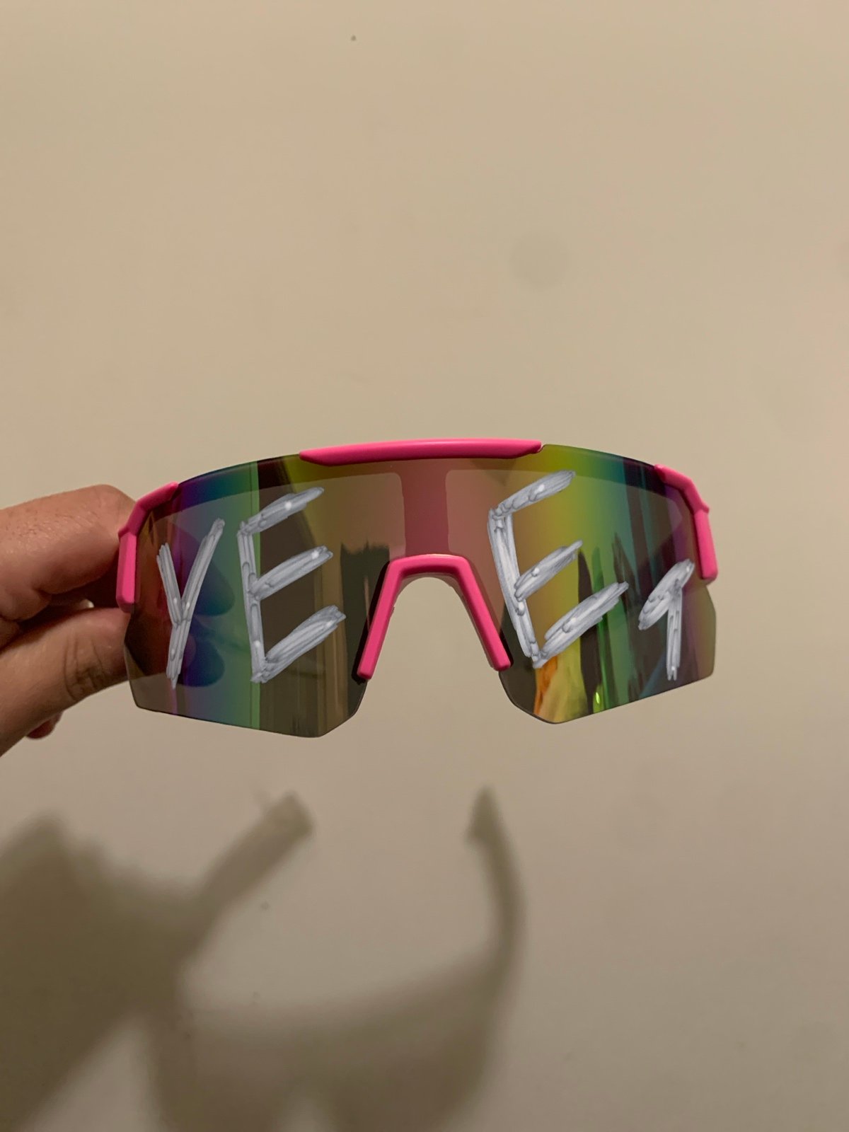 CUSTOM Main Event Jey Uso WWE Replica Yeet Pink Custom Shades Glasses Bloodline