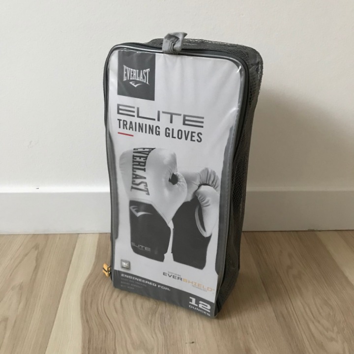 Everlast 12oz Elite Training Boxing Gloves — White