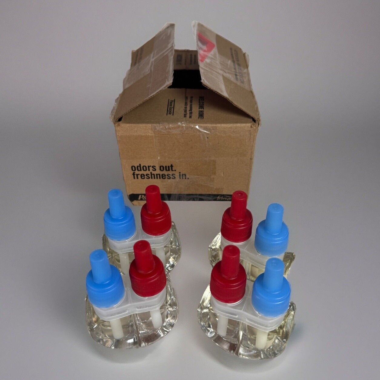Set Of 4 Febreze Apple Scent Plug In Air Freshener Scented Oil Refills