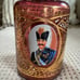 Vintage Naser al-Din Shah Qajar Hand Painted Glass Bottle/Decanter