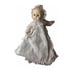 VTG Effanbee My Fair Baby Doll 1970s Wet Sleep Eyes Sculpted Hair linen dress