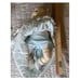 VTG Effanbee My Fair Baby Doll 1970s Wet Sleep Eyes Sculpted Hair linen dress