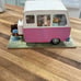 Book nook bookshelf diorama travel camper RV dollhouse