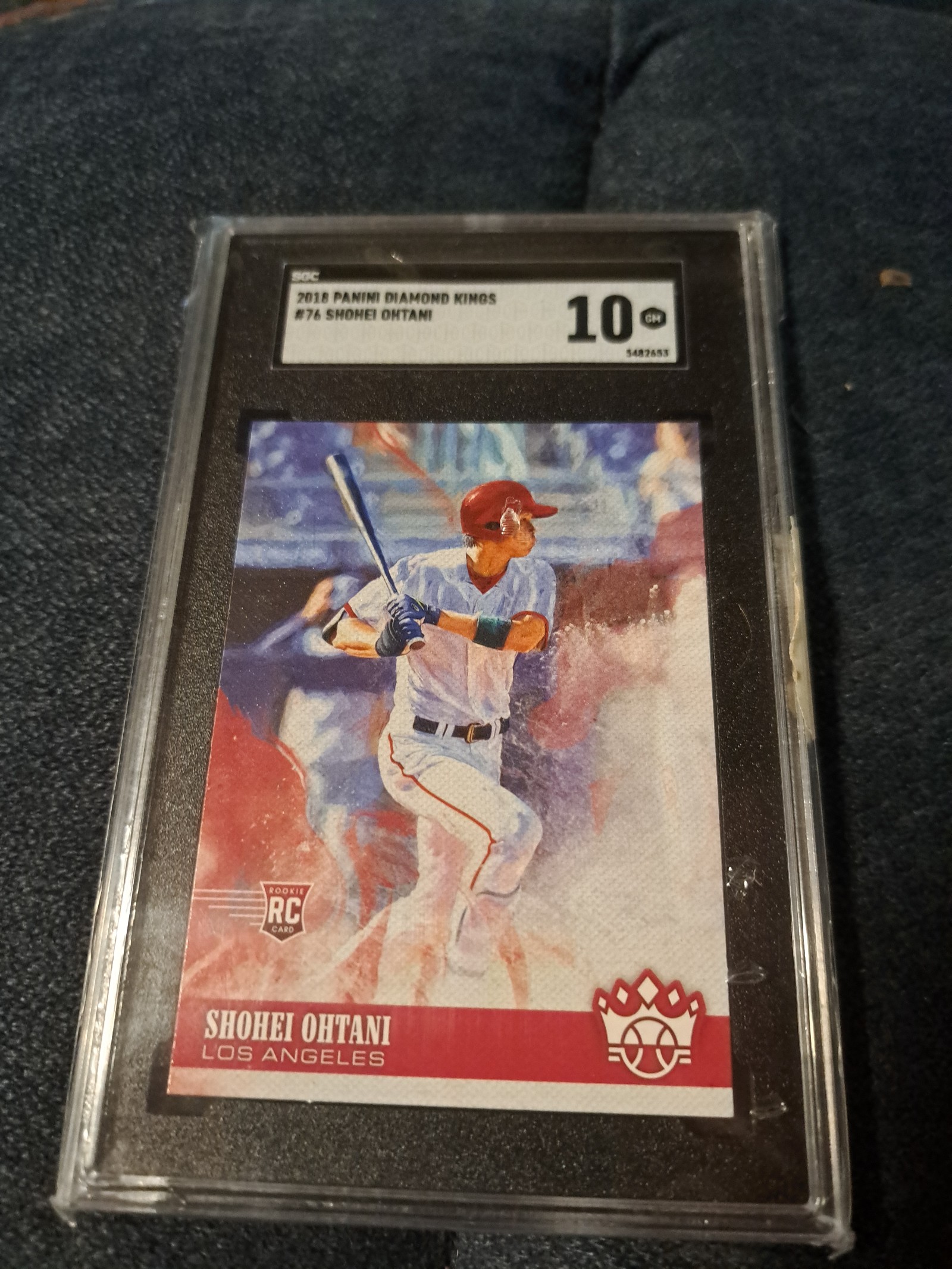 2018 panini diamond kings #76 shohei ohtani rookie SGC 10