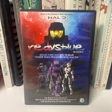 Red vs Blue Season 9 And Bonus Disc Animated Halo Series Rooster Teeth 2 DVD's