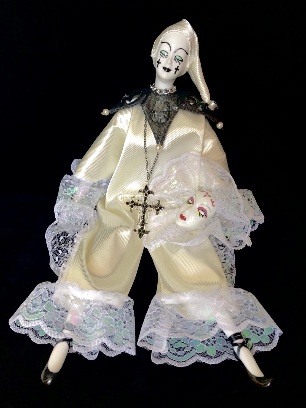 18in Refurbished Porcelain Ghost Doll