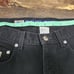 Black Cruel Girl Western cropped frayed jeans