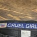 Black Cruel Girl Western cropped frayed jeans