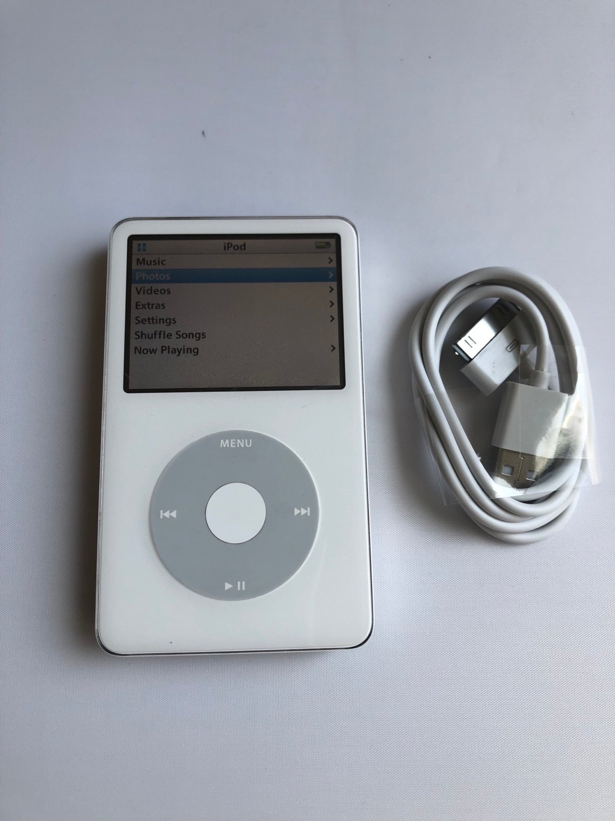 Apple iPod Classic 5th gen 60gb White excellent