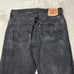Vintage Levi's 501 Button Fly Black Denim Jeans Men's 34x34