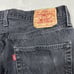 Vintage Levi's 501 Button Fly Black Denim Jeans Men's 34x34