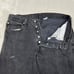 Vintage Levi's 501 Button Fly Black Denim Jeans Men's 34x34