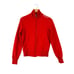 Sparco Womens Full Zip Up Sweatshirt Jacket Size XS Racing European Logo Red