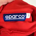 Sparco Womens Full Zip Up Sweatshirt Jacket Size XS Racing European Logo Red