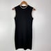 Rebecca Taylor Wool Blend Sleeveless Sweater Dress Black Size XS