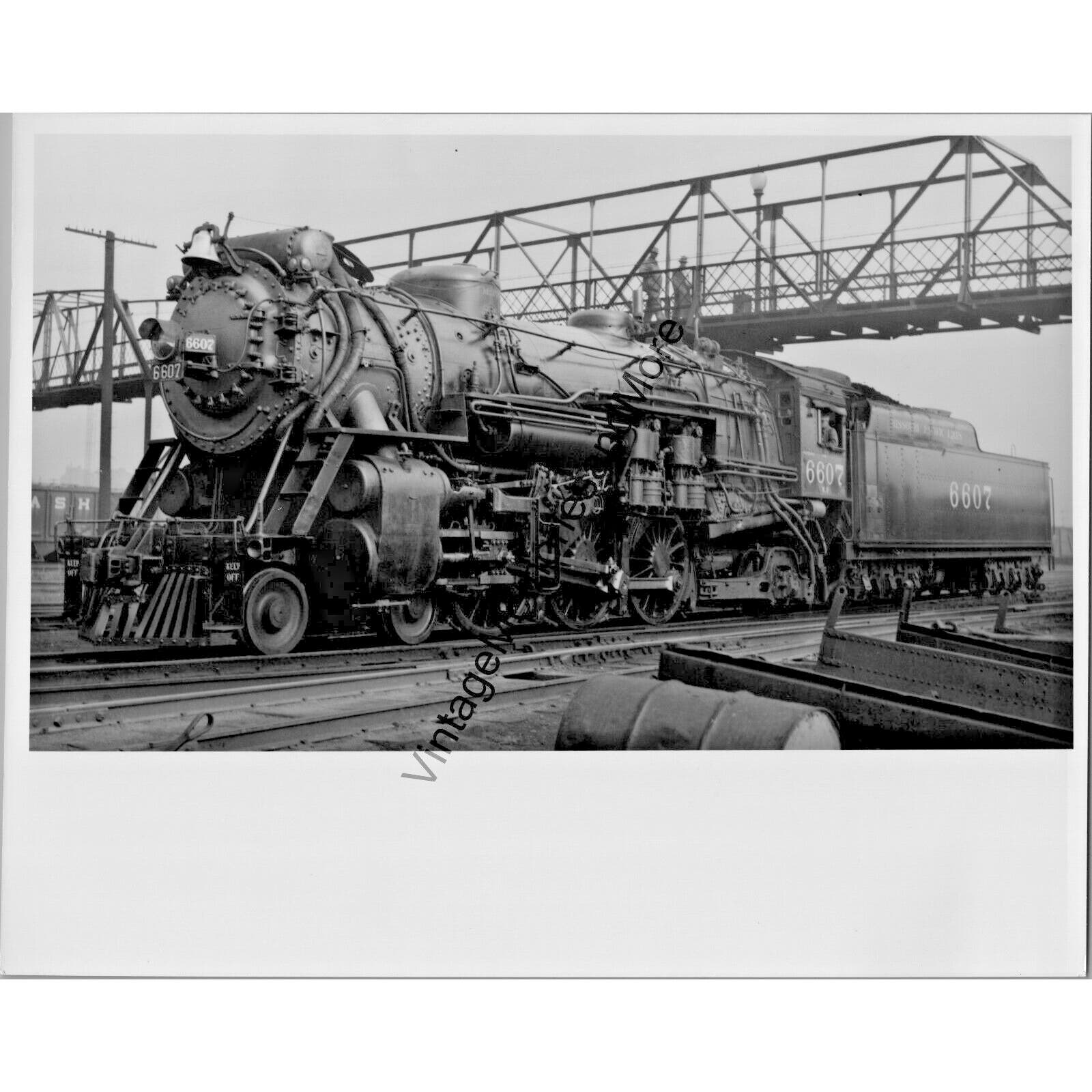 VTG 1938 Missouri Pacific Lines 6607 Steam Locomotive St. Louis, MO. T1-29