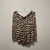 NWT J Crew cream/brown satin finish pleated mini skirt (size 20)